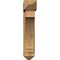 Ekena Millwork Imperial Arts and Crafts Rough Sawn Bracket w/ Offset Brace, Western Red Cedar, 8"W x 34"D x 40"H BKT0806X34X40IMP03RWR - alternate 3